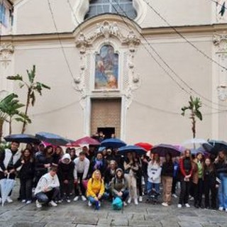 Bordighera: studenti del Fermi-Montale di Ventimiglia alla scoperta dei luoghi che hanno ispirato Claude Monet