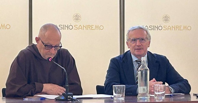 Sanremo, il Casinò sorge sull’antico orto dei frati. Padre Roberto: “Dopo 120 anni torniamo a vivere questo luogo nel nome di San Francesco” Sanremo, il Casinò sorge sull’antico orto dei frati. Padre Roberto: “Dopo 120 anni torniamo a vivere questo luogo nel nome di San Francesco”