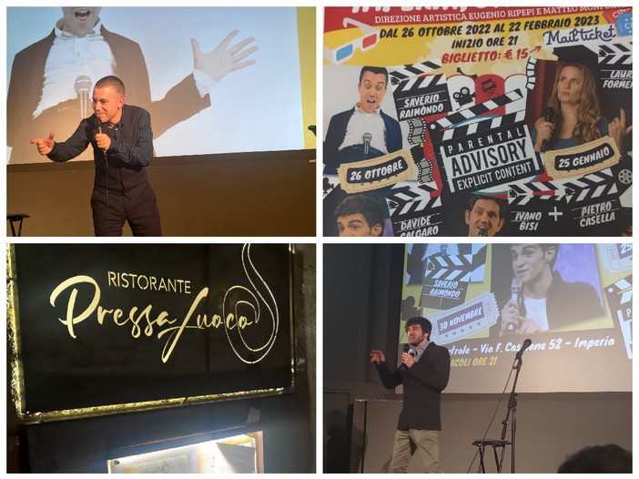 ‘Imperia, Stand Up!’, buona la prima della rassegna con la direzione artistica di Eugenio Ripepi e Matteo Monforte (foto) ‘Imperia, Stand Up!’, buona la prima della rassegna con la direzione artistica di Eugenio Ripepi e Matteo Monforte (foto)