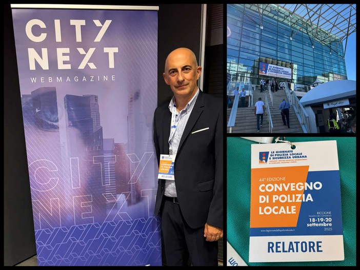 Polizia locale, innovazione tecnologica e sicurezza: il comandante di Ventimiglia Sandro Villano relatore a Riccione (Foto)