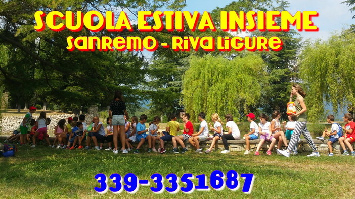 Alla Asd Insieme sono aperte le iscrizioni per Scuola Estiva di Sanremo e da quest'anno anche a Riva Ligure Alla Asd Insieme sono aperte le iscrizioni per Scuola Estiva di Sanremo e da quest'anno anche a Riva Ligure