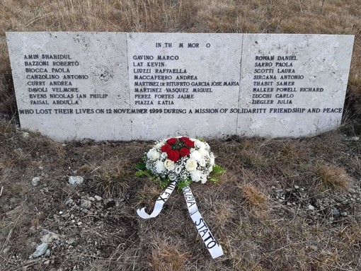 Il SAP di Imperia ricorda Marco Gavino e i caduti per la pace: &quot;Non saranno mai dimenticati&quot;