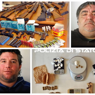 Nel collage in alto a destra Angelo Di Vincenzo ed in basso a sinistra Saverio Delfino