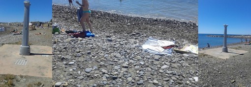 Imperia: disagi alla spiaggia libera del Prino a causa delle docce non funzionati, protesta dei bagnanti