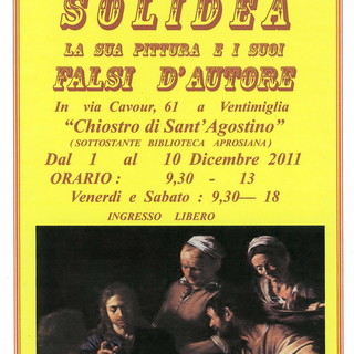 Ventimiglia: da domani al chiostro di Sant'Agostino, mostra di falsi d'autore della pittrice Solidea Marrocu Ventimiglia: da domani al chiostro di Sant'Agostino, mostra di falsi d'autore della pittrice Solidea Marrocu