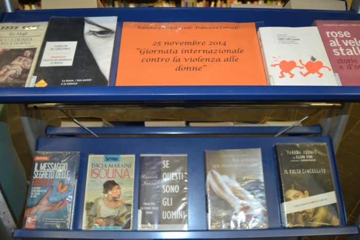 Sanremo: giornata contro la violenza sulle donne, doppia iniziativa organizzata dall'assessorato alla cultura Sanremo: giornata contro la violenza sulle donne, doppia iniziativa organizzata dall'assessorato alla cultura