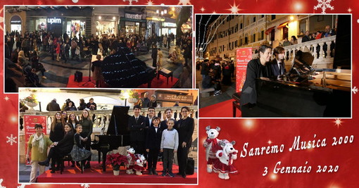 Successo del 'Season’s Greetings', i ringraziamenti dello studio 'Sanremo Musica 2000' a cittadini e turisti Successo del 'Season’s Greetings', i ringraziamenti dello studio 'Sanremo Musica 2000' a cittadini e turisti
