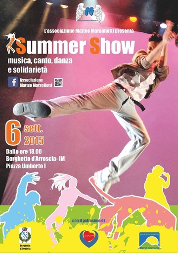 Borghetto d'Arroscia: successo per il Summer Show Matteo Maragliotti. Le emozioni della madre di Matteo Sabrina Bonfadelli