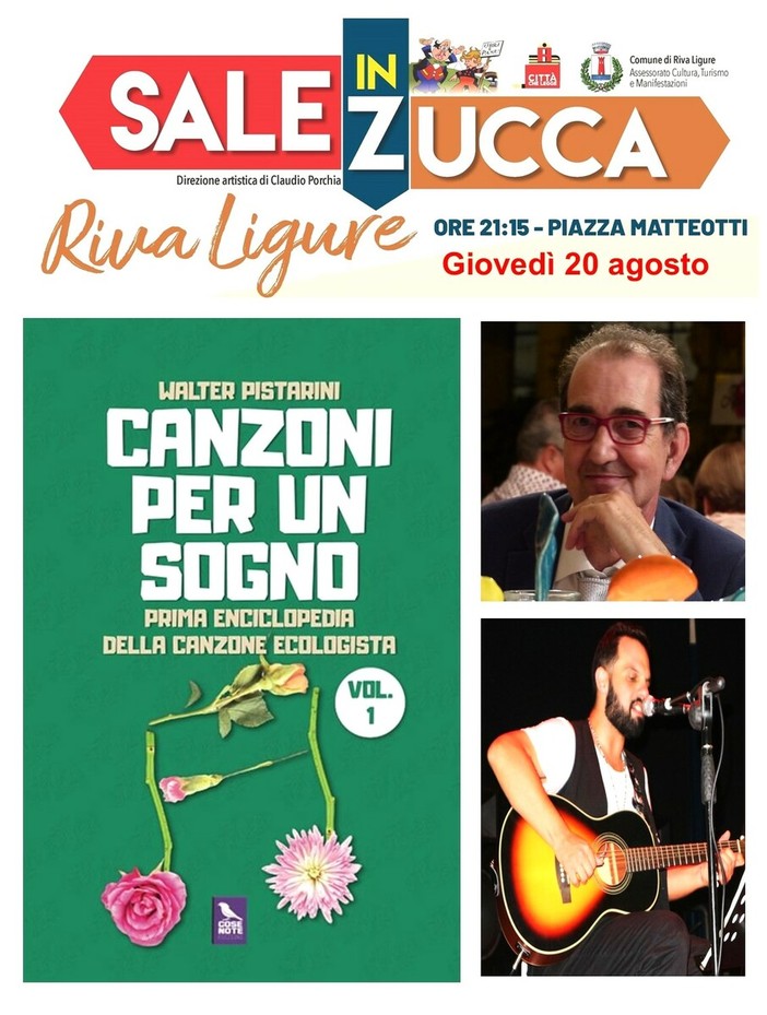 Riva Ligure, Walter Pistarini racconta la musica che ha cambiato il mondo nella 12esima edizione di "Sale in zucca"