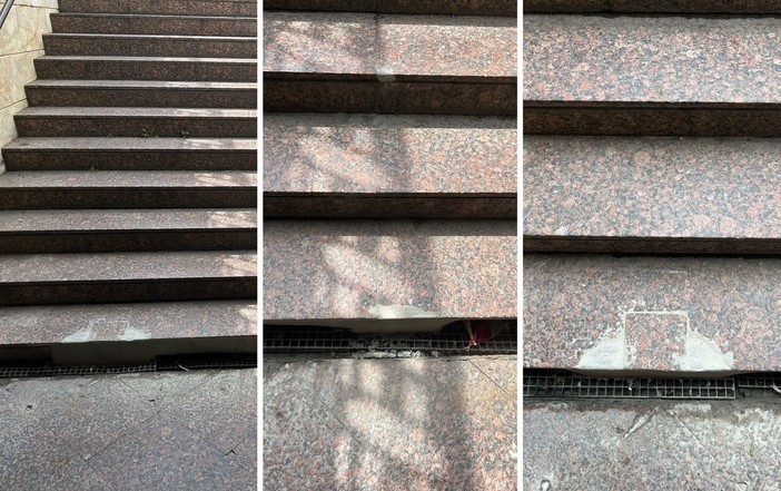 Sanremo, sistemati i gradini del sottopasso Imperatrice: pronto intervento da parte del Comune (Foto) Sanremo, sistemati i gradini del sottopasso Imperatrice: pronto intervento da parte del Comune (Foto)