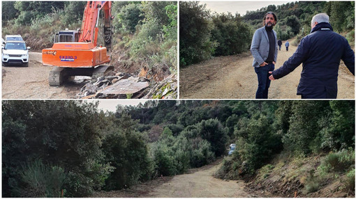 Taggia: sopralluogo del sindaco e della giunta al cantiere della Strada per Beuzi, Conio "Tutto lascia presagire che entro fine marzo i lavori saranno terminati" Taggia: sopralluogo del sindaco e della giunta al cantiere della Strada per Beuzi, Conio "Tutto lascia presagire che entro fine marzo i lavori saranno terminati"
