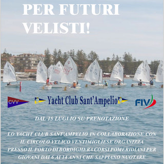 Bordighera: aperte le iscrizioni per la scuola di vela, previsti corsi per i ragazzi