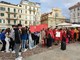 Sanremo, anche gli studenti del 'Cassini' alla manifestazione di solidarietà alle donne iraniane (foto)