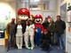 Arma di Taggia: la statua di Super Mario del Carnevale dei Ragazzi donati ai bimbi di pediatria dell'Ospedale di Sanremo