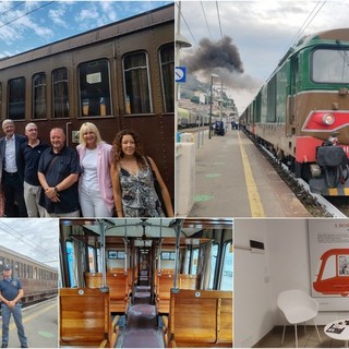 Cooperazione transfrontaliera, mare e montagna collegate dalla 'Ferrovia delle Meraviglie': da Ventimiglia parte il treno storico (Foto e video)