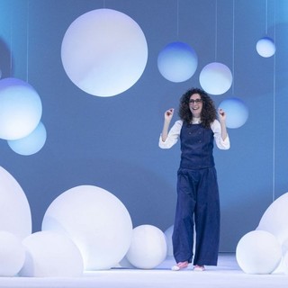 Teresa Mannino al teatro Ariston di Sanremo Teresa Mannino al teatro Ariston di Sanremo