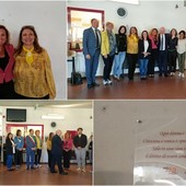 Ventimiglia, al Liceo Aprosio una targa per la "sensibilizzazione nel rispetto della donna" (Foto e video)