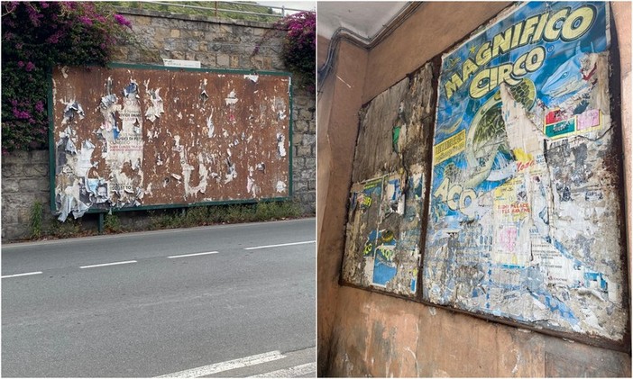Ventimiglia, Scullino: "Togliere tabelloni pubblicitari abbandonati, danno un'immagine di degrado" (Foto) Ventimiglia, Scullino: "Togliere tabelloni pubblicitari abbandonati, danno un'immagine di degrado" (Foto)