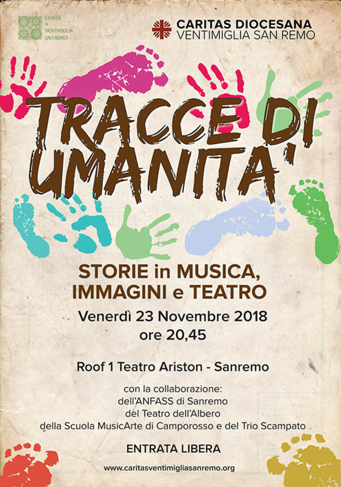 Sanremo: il 23 novembre al Teatro Ariston la serata 'Tracce di Umanità' per parlare di disagio sociale, emarginazione ed accoglienza