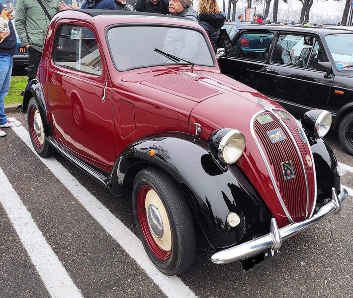 La mitica Topolino della Fiat farà tappa domenica prossima a Cervo La mitica Topolino della Fiat farà tappa domenica prossima a Cervo