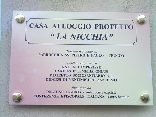 Trucco: sabato scorso l'inaugurazione dei nuovi lavori per l'ex Canonica ora 'Casa alloggio - La Nicchia'