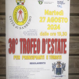 San Romolo, 30° trofeo d'estate di minigolf per turisti e principianti
