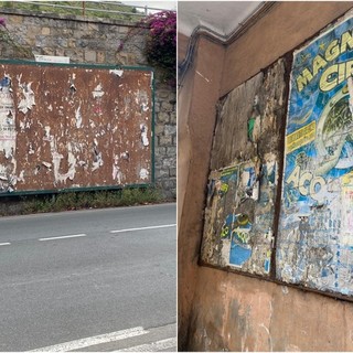 Ventimiglia, Scullino: "Togliere tabelloni pubblicitari abbandonati, danno un'immagine di degrado" (Foto) Ventimiglia, Scullino: "Togliere tabelloni pubblicitari abbandonati, danno un'immagine di degrado" (Foto)