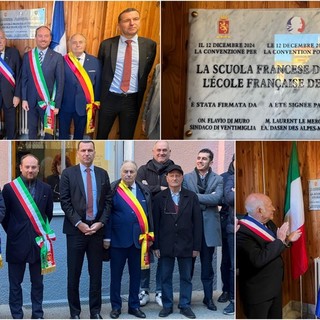 Scuola francese, Ventimiglia e Mentone firmano convenzione (Foto e video) Scuola francese, Ventimiglia e Mentone firmano convenzione (Foto e video)
