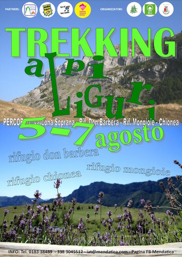 Mendatica: dal 5 al 7 agosto tre giorni di trekking sulle Alpi Liguri, il programma completo