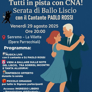Sanremo celebra i pensionati con una serata di musica e convivialità con l’evento promosso da CNA Pensionati