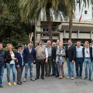 Elezioni comunali Diano Marina: visita del Capogruppo in Senato della Lega e del Presidente della Regione Giovanni Toti a sostegno del Sindaco Giacomo Chiappori
