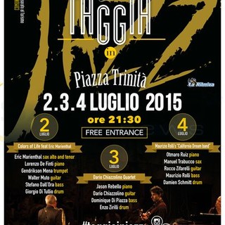 Taggia in jazz: al via la seconda edizione, dal 2 al 4 luglio Piazza Trinità ospiterà alcuni dei più grandi jazzisti internazionali