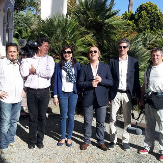 Bordighera: una troupe di France 3 in città per girare un documentario dedicato a Charles Garnier