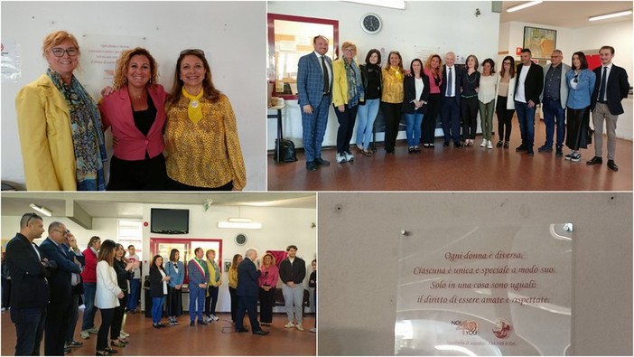 Ventimiglia, al Liceo Aprosio una targa per la &quot;sensibilizzazione nel rispetto della donna&quot; (Foto e video)