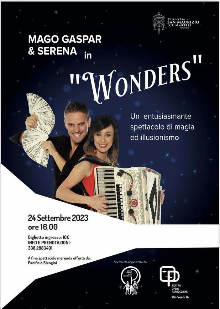 Imperia: il teatro delle Opere Parrocchiali riapre con la rassegna teatrale ‘Teatro in Famiglia’. Imperia: il teatro delle Opere Parrocchiali riapre con la rassegna teatrale ‘Teatro in Famiglia’.