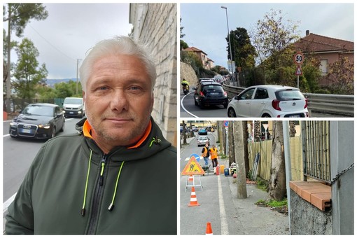 Imperia, traffico in tilt per lavori alla Solerzia. Gagliano: "Chiedo scusa agli automobilisti, non c'è stato il tempo di avvisare" Imperia, traffico in tilt per lavori alla Solerzia. Gagliano: "Chiedo scusa agli automobilisti, non c'è stato il tempo di avvisare"