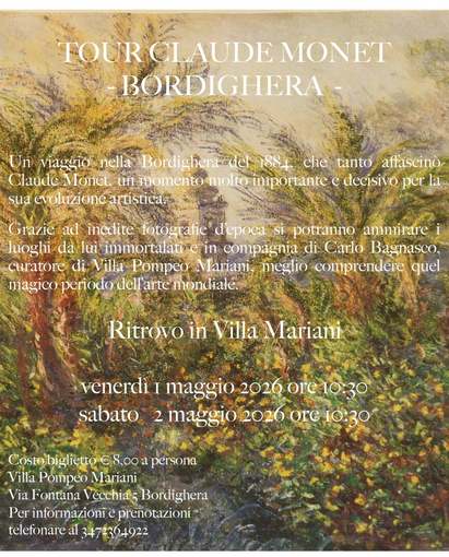 Tour Monet a Bordighera: viaggio nei luoghi dell’Impressionismo