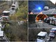 Funziona l'operazione dei 'Tir lumaca': traffico paralizzato in tutta la Val Roya, circa 30 i mezzi che hanno aderito alla protesta (Foto e Video) Funziona l'operazione dei 'Tir lumaca': traffico paralizzato in tutta la Val Roya, circa 30 i mezzi che hanno aderito alla protesta (Foto e Video)