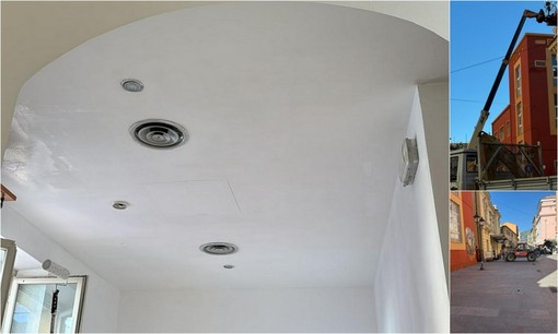 Infiltrazioni nel teatro comunale di Ventimiglia, Agosta: "Garantito un intervento rapido ed efficace" (Foto) Infiltrazioni nel teatro comunale di Ventimiglia, Agosta: "Garantito un intervento rapido ed efficace" (Foto)