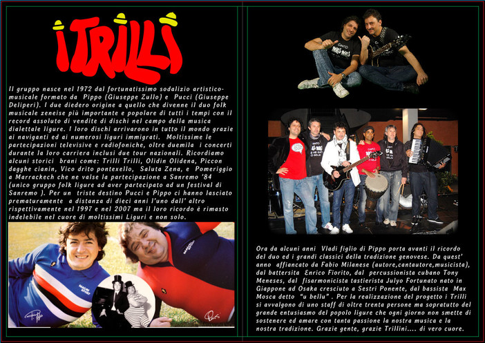 Vallecrosia: domani una serata enogastronomica con i Trilli' nel centro storico