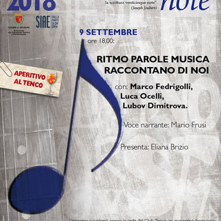 Sanremo: domani, nuovo appuntamento al Club Tenco con ‘Ritmo parole musica raccontano di noi’