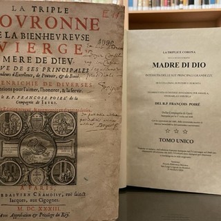 Sanremo, lunedì la presentazione de “La triplice corona della beata Vergine Madre di Dio” Sanremo, lunedì la presentazione de “La triplice corona della beata Vergine Madre di Dio”