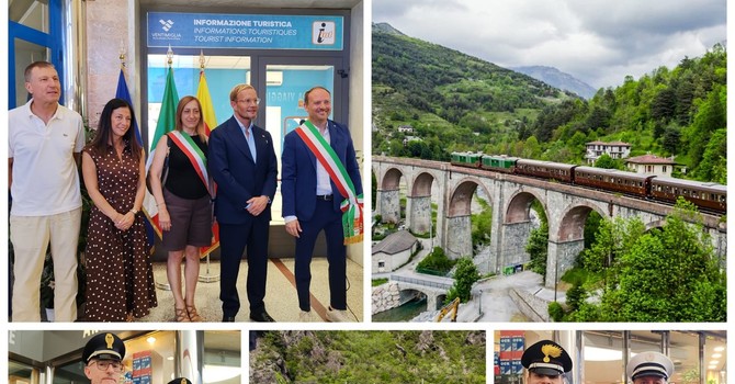 Ventimiglia, “Itinerari d’autore” da Torino a Imperia: torna il treno storico sulla Ferrovia delle Meraviglie (Foto e video) Ventimiglia, “Itinerari d’autore” da Torino a Imperia: torna il treno storico sulla Ferrovia delle Meraviglie (Foto e video)