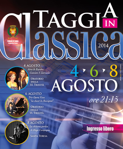 Con le cantanti spagnole Eugenia Boix e Anna Ferrer, domani sera prende il via 'Taggia in Classica' Con le cantanti spagnole Eugenia Boix e Anna Ferrer, domani sera prende il via 'Taggia in Classica'
