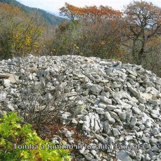 Pigna: nei pressi della diga di Tanarda, scoperta una grande tomba a tumulo realizzata con migliaia di pietre Pigna: nei pressi della diga di Tanarda, scoperta una grande tomba a tumulo realizzata con migliaia di pietre