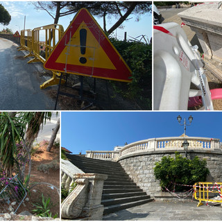 Sanremo: cantiere fermo e messa in sicurezza a Bussana, tre interventi pronti a partire