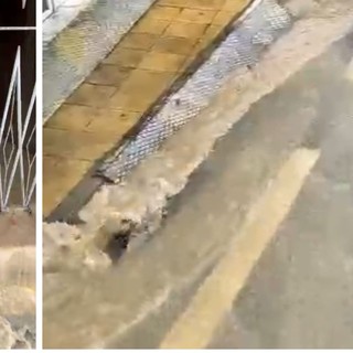 Sanremo, forti piogge sulla Città dei Fiori: scalinata allagata nella zona Borgo Sanremo, forti piogge sulla Città dei Fiori: scalinata allagata nella zona Borgo