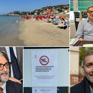 Taggia, divieto di balneazione e scontro in Consiglio. Cascino chiede le dimissioni di Fichera, Conio lo difende