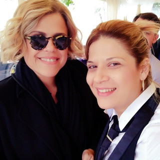 #Sanremo2020: dopo la sua esibizione all'Ariston, la cantante Tosca al ristorante Buenavista #Sanremo2020: dopo la sua esibizione all'Ariston, la cantante Tosca al ristorante Buenavista