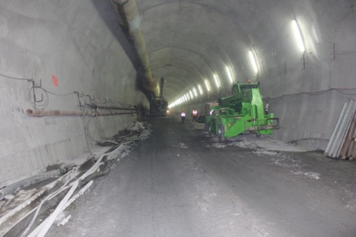 Il cantiere del Tenda Bis